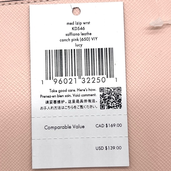 Kate Spade Lucy Medium L-zip Wristlet - Picture 8 of 8